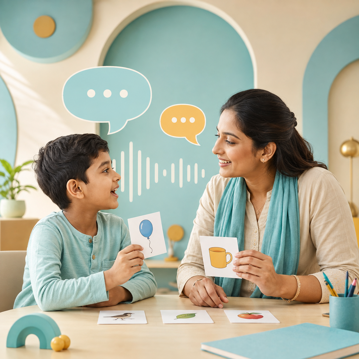 Parent supporting child's emotional development at home