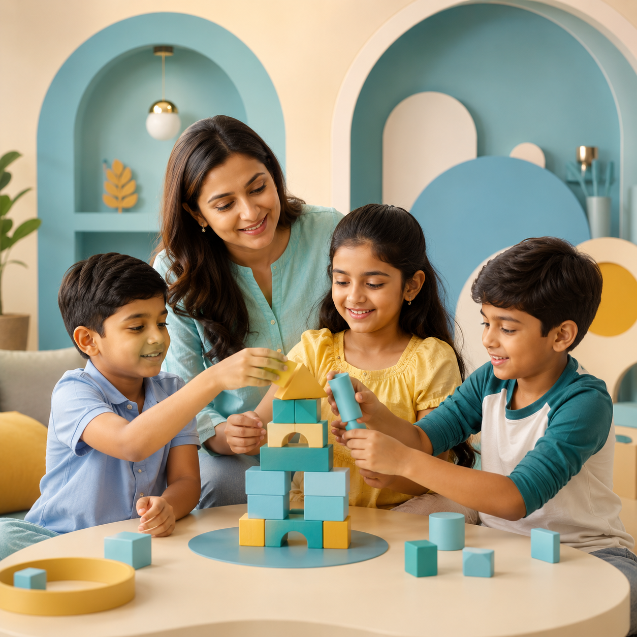 Parent observing a child's learning patterns and progress