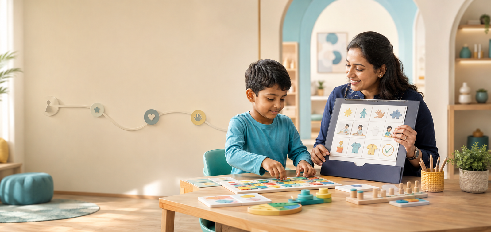 Child developing memory and learning skills