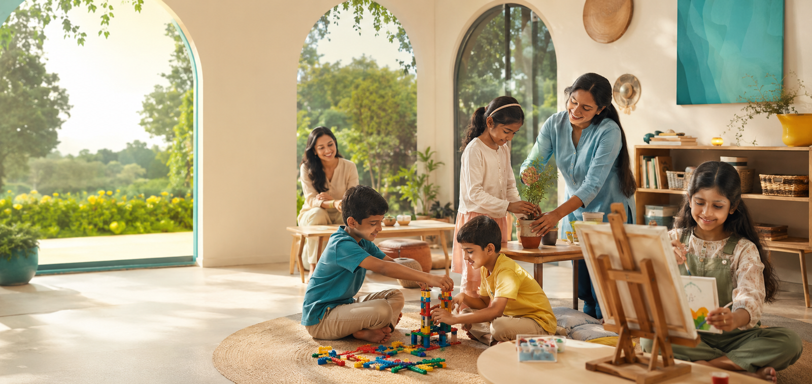 Child developing planning and organisation skills