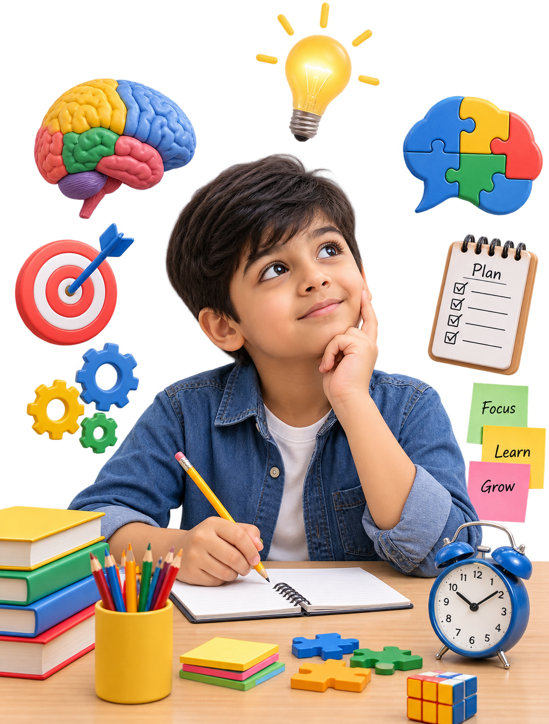 Child participating in occupational and sensory activities