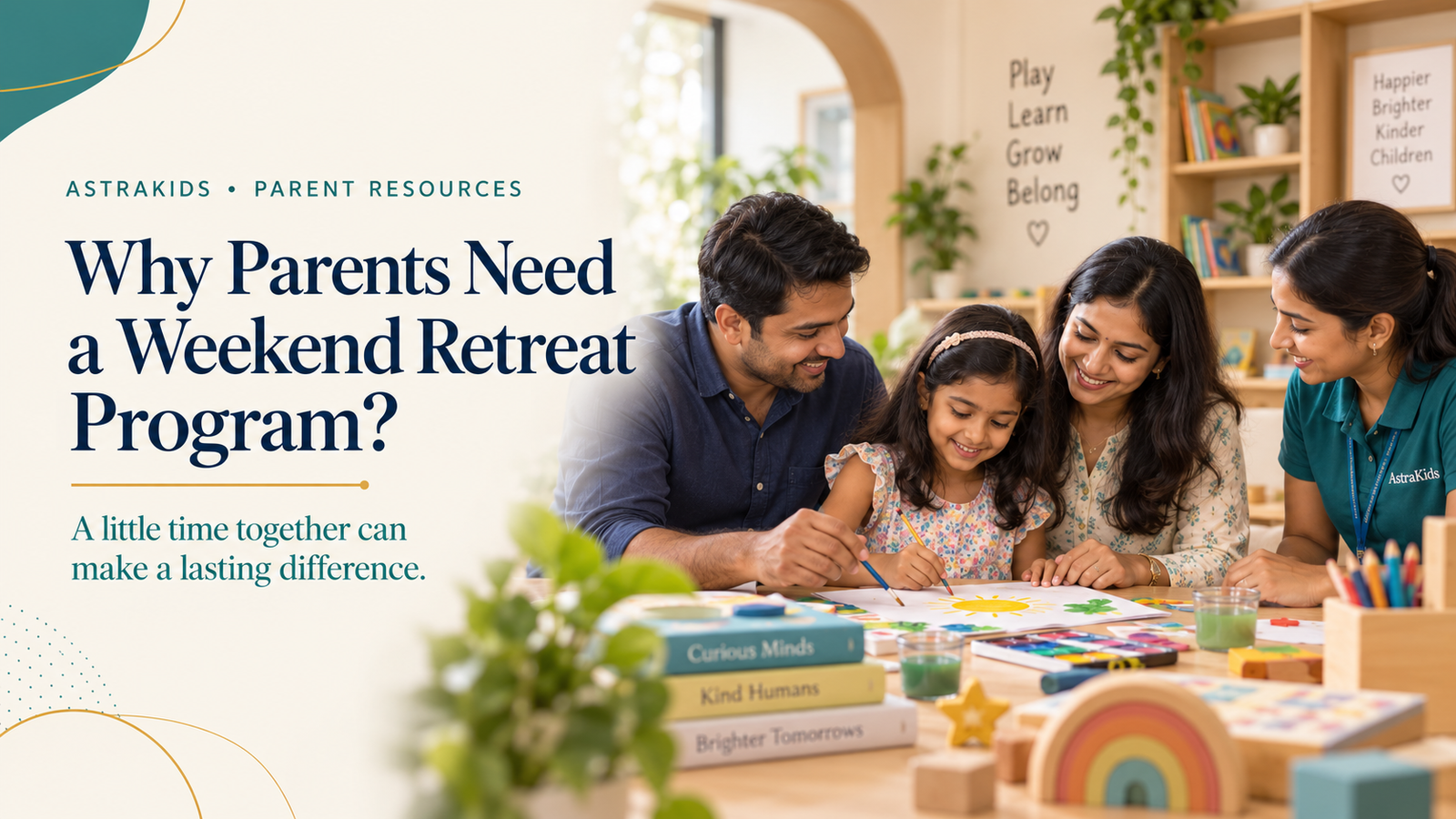 why pratent need weekend retreat program?